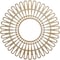 Ekena Millwork Cornelius Wood Fretwork Pierced Ceiling Medallion, Hickory, 28"OD x 10 3/8"ID x 3/8"T CMWP28X0375CRHI - alternate 1